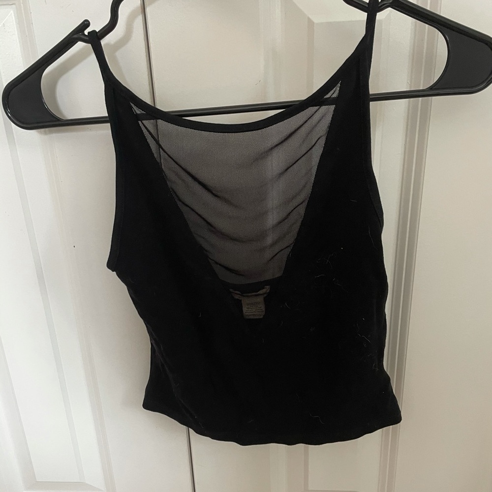 Urban Outfitters Sheer Crop Top